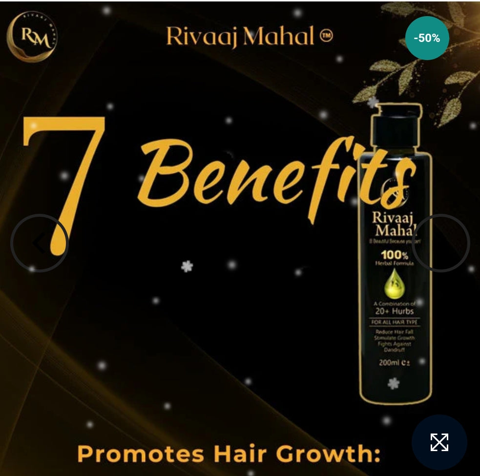 Rivaaj Mahal Hair Oil & Shampoo+Conditioner